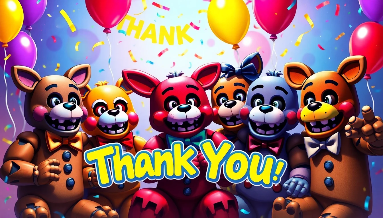 🔥 Free Download Fnaf Thank You Wallpaper by @sgolden | WallpaperSafari