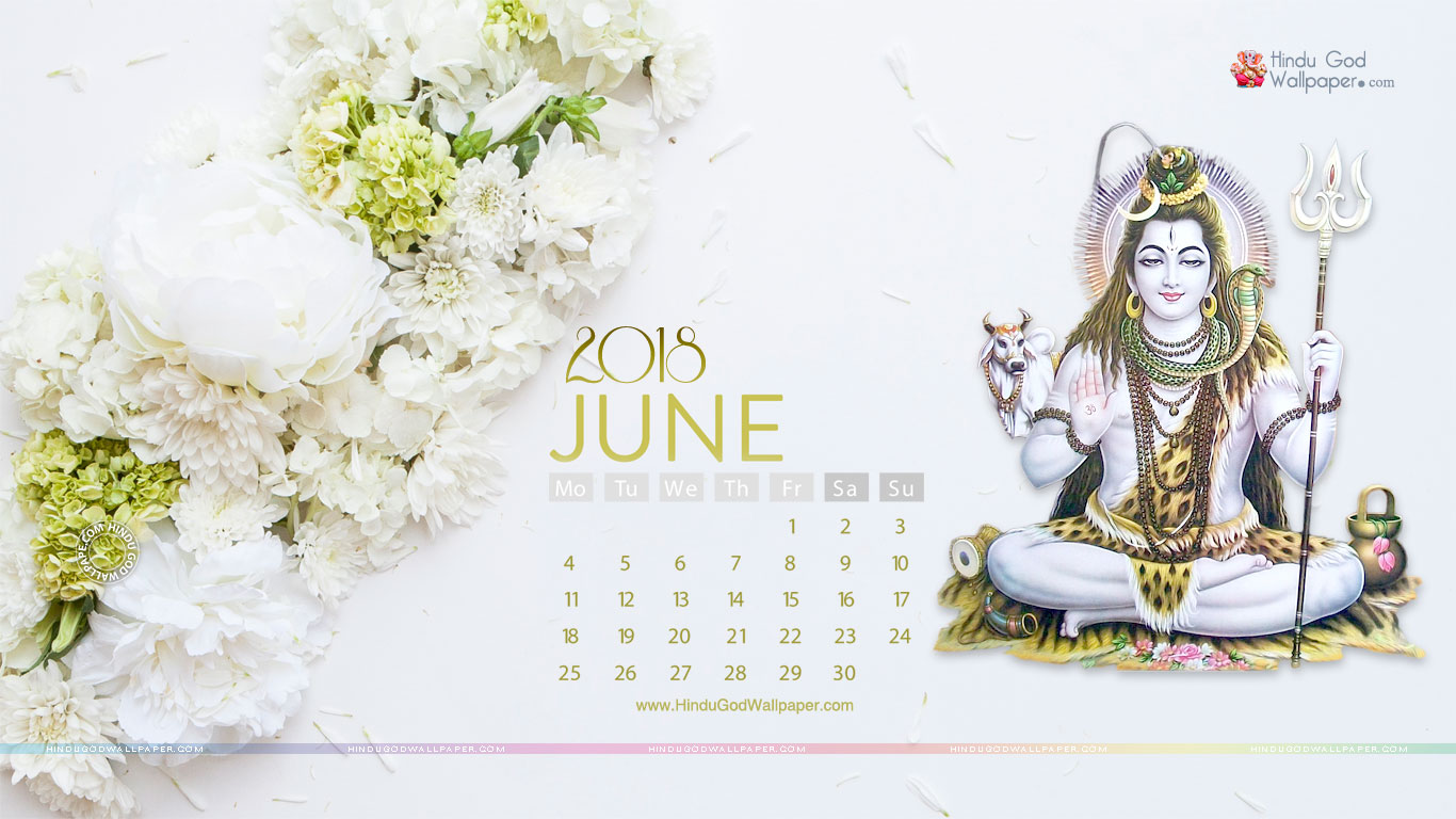 June Desktop Calendar Wallpaper HD Background