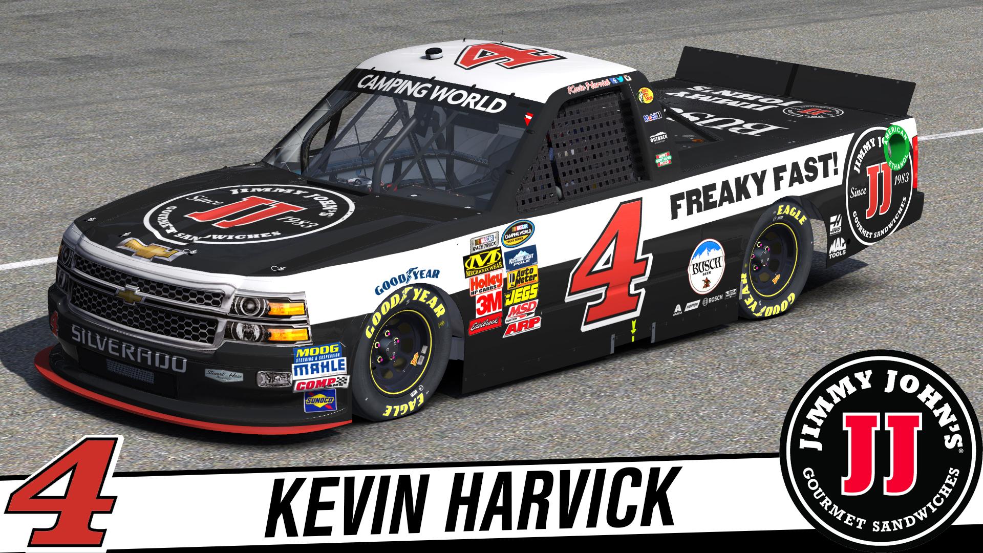 Kevin Harvick Jimmy Johns Fictional By Timothy Collier
