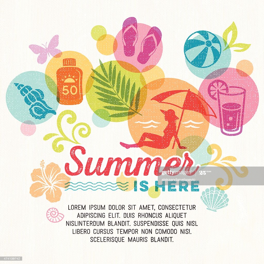 Summer Promo Background High Res Vector Graphic Getty Image