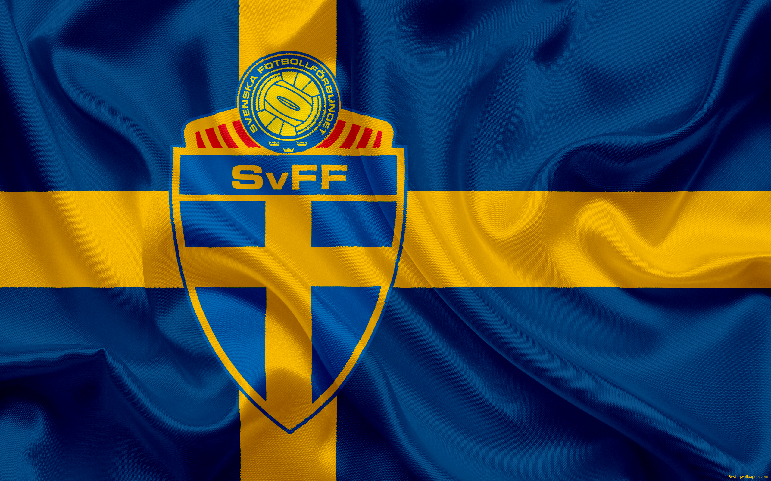 Wallpaper Sweden National Football Team Emblem Logo