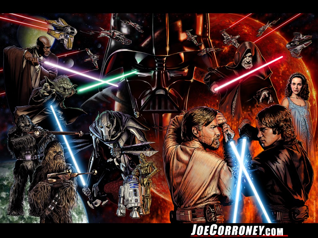 De Pantalla Star Wars Guerra Las Galaxias Por Joe Corroney