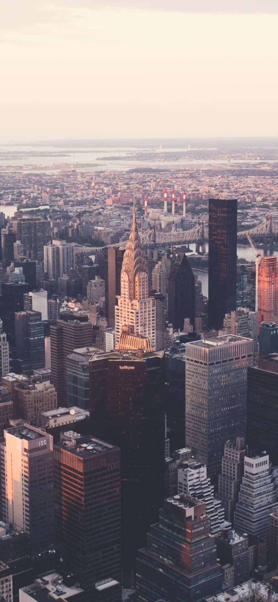 iPhone X New York Background Wallpaper