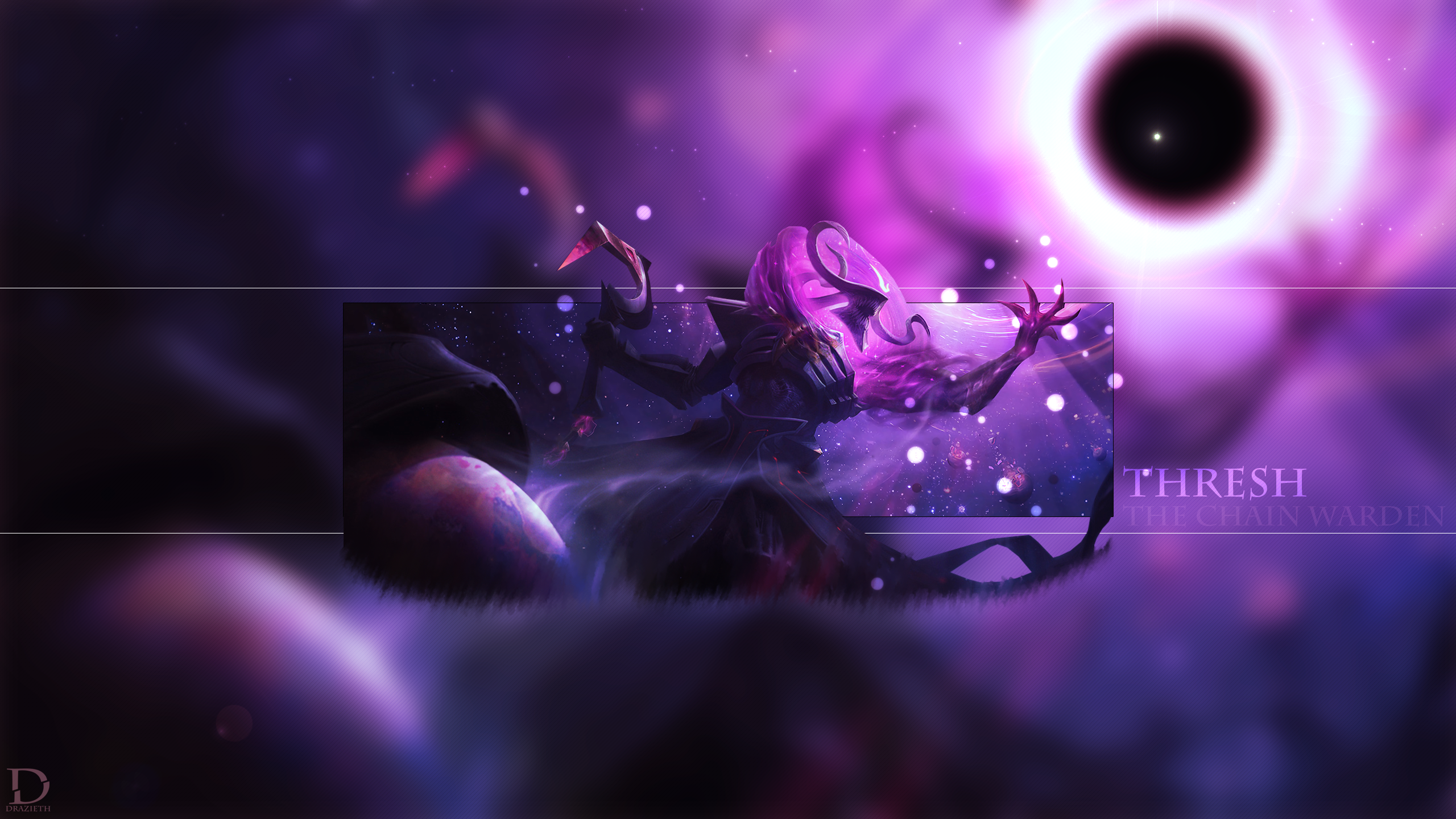Dark Star Thresh League Of Legends Wallpaper By Drazieth Da66c0w