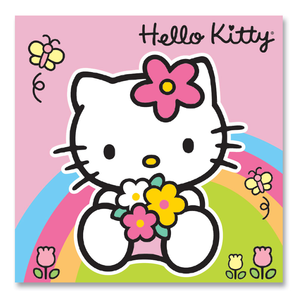 Hello Kitty Rainbow BirtHDay Card Party Supplies Ark