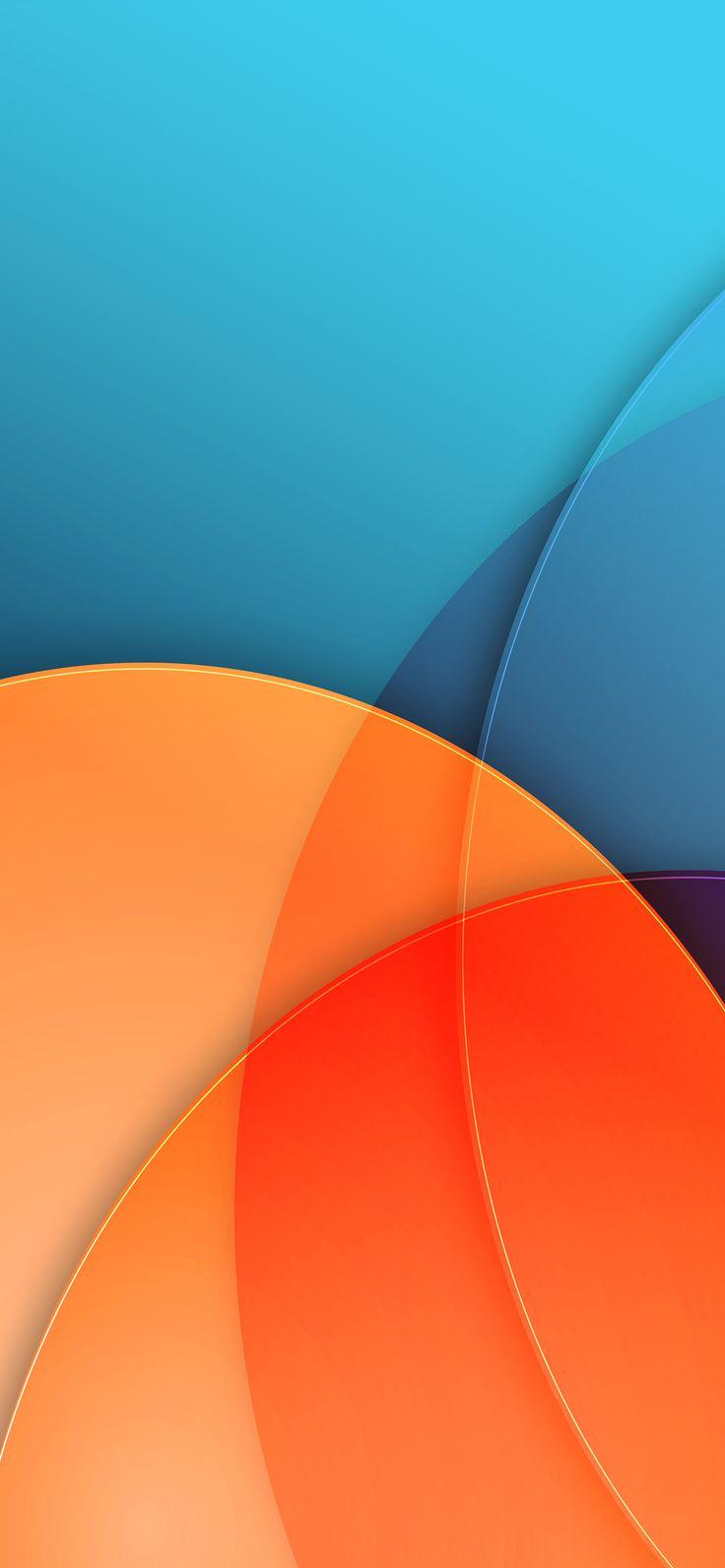 Ios Beta Orange And Blue Gradient Radius By Hk3ton iPhone