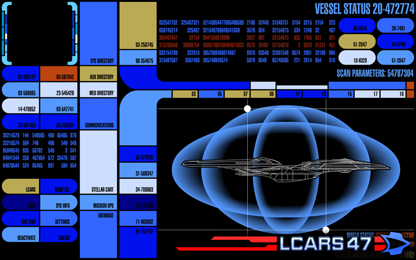 New Star Trek Main Situation Display Lcars Screen Savers Do You