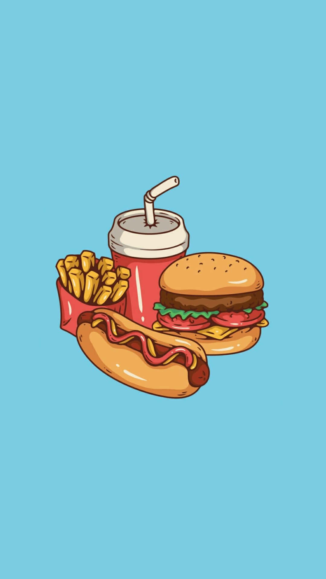 Cute Food iPhone Wallpaper