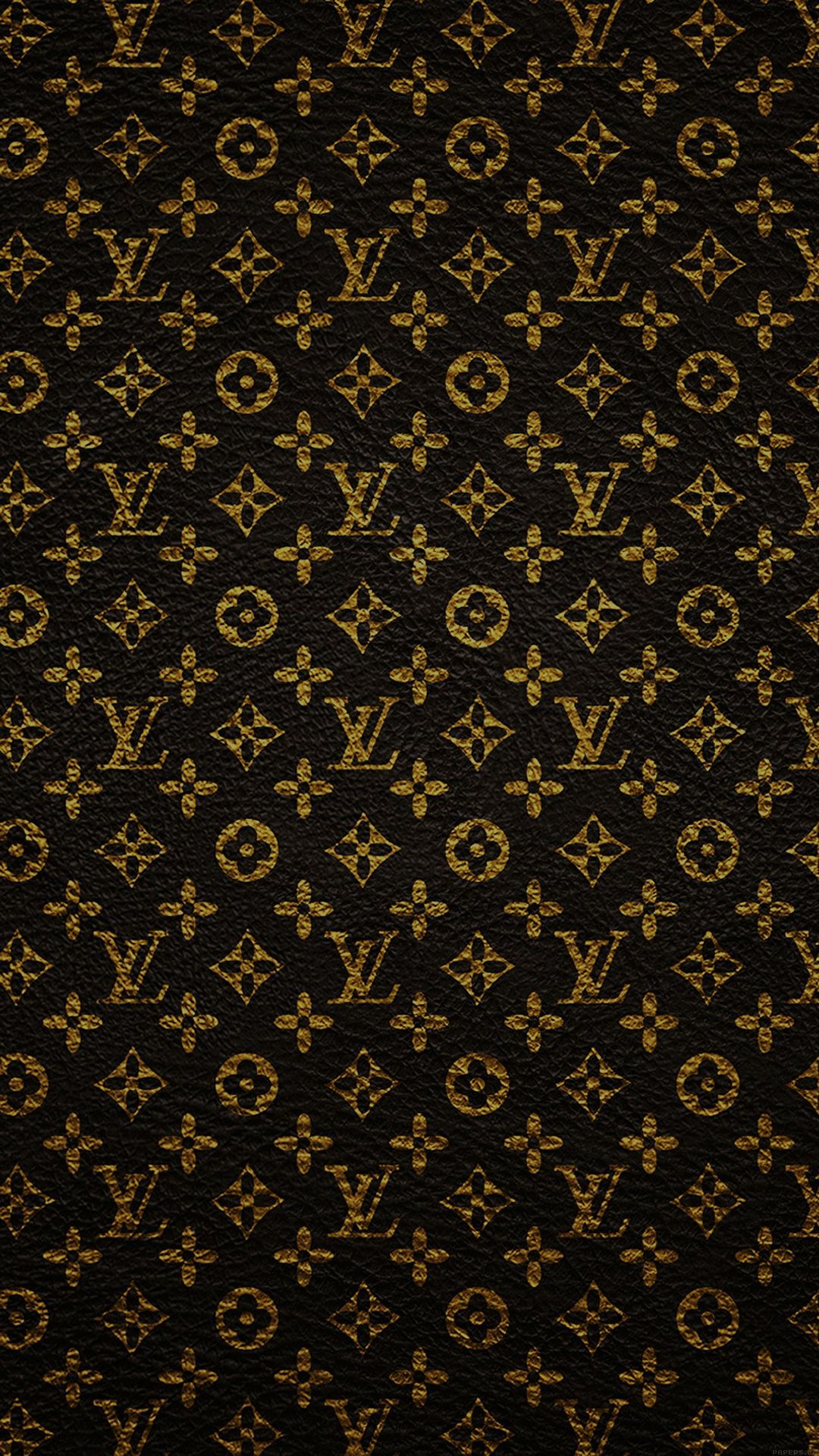 Louis Vuitton Dark Pattern Art iPhone Wallpaper