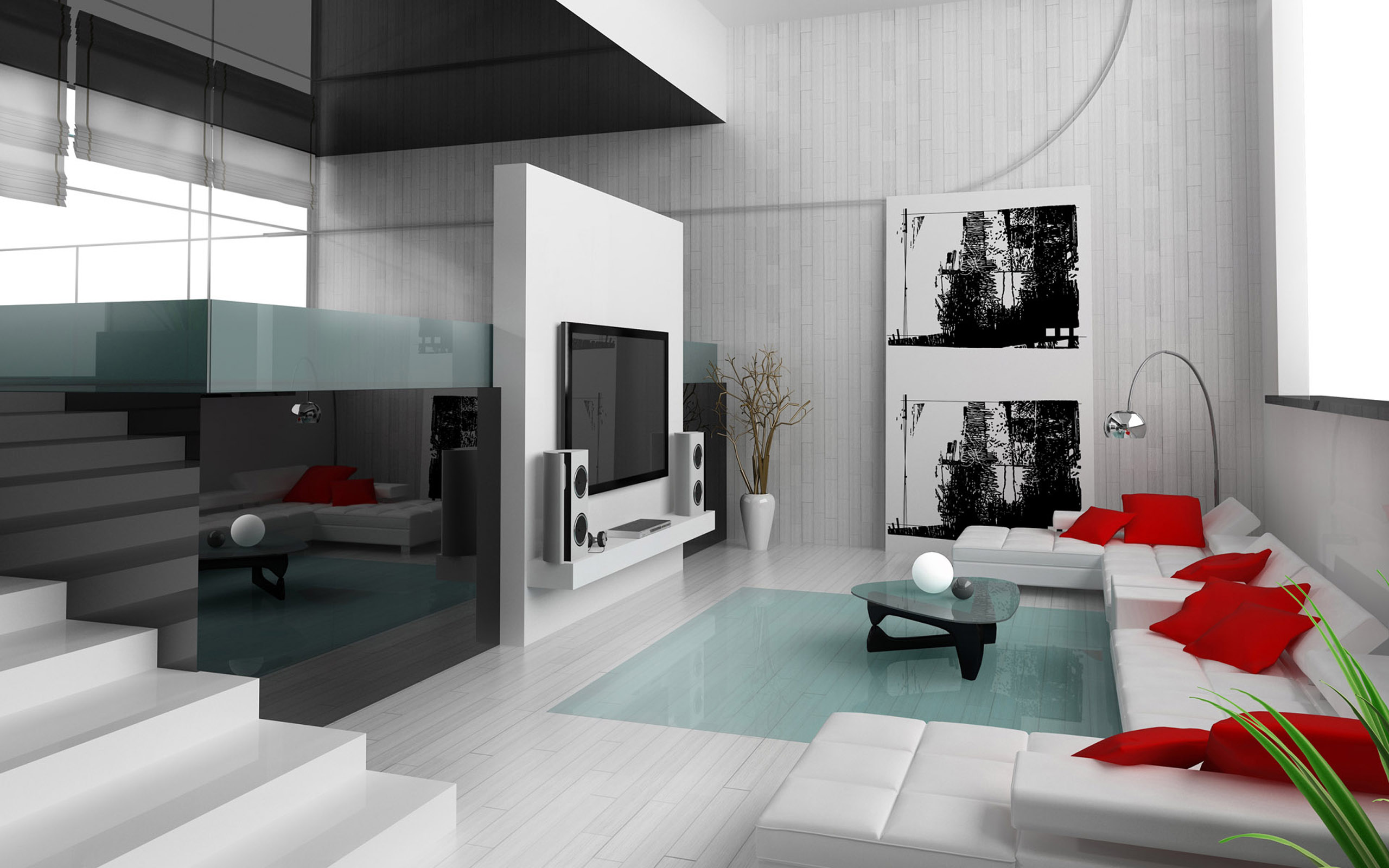 Home Interior Modern House Design Wallpaper