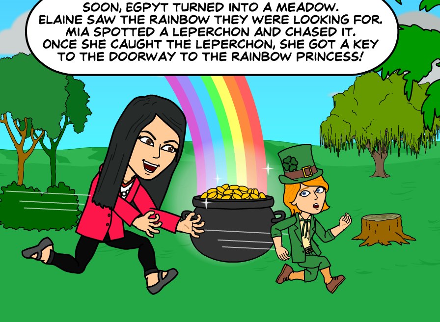 Rainbow Princess Bitstrips Photo