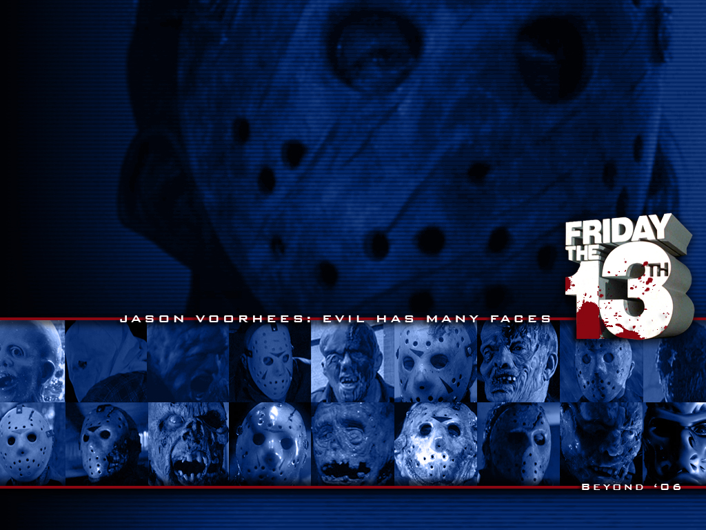 Jason Voorhees The Many Faces Of Evil Horror Legends Wallpaper