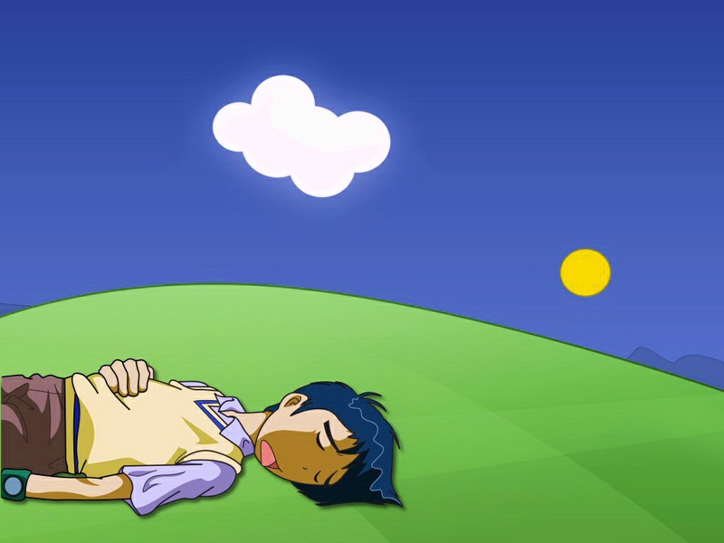 Anime Digimon Dont Wake Up Joe HD Desktop Wallpaper