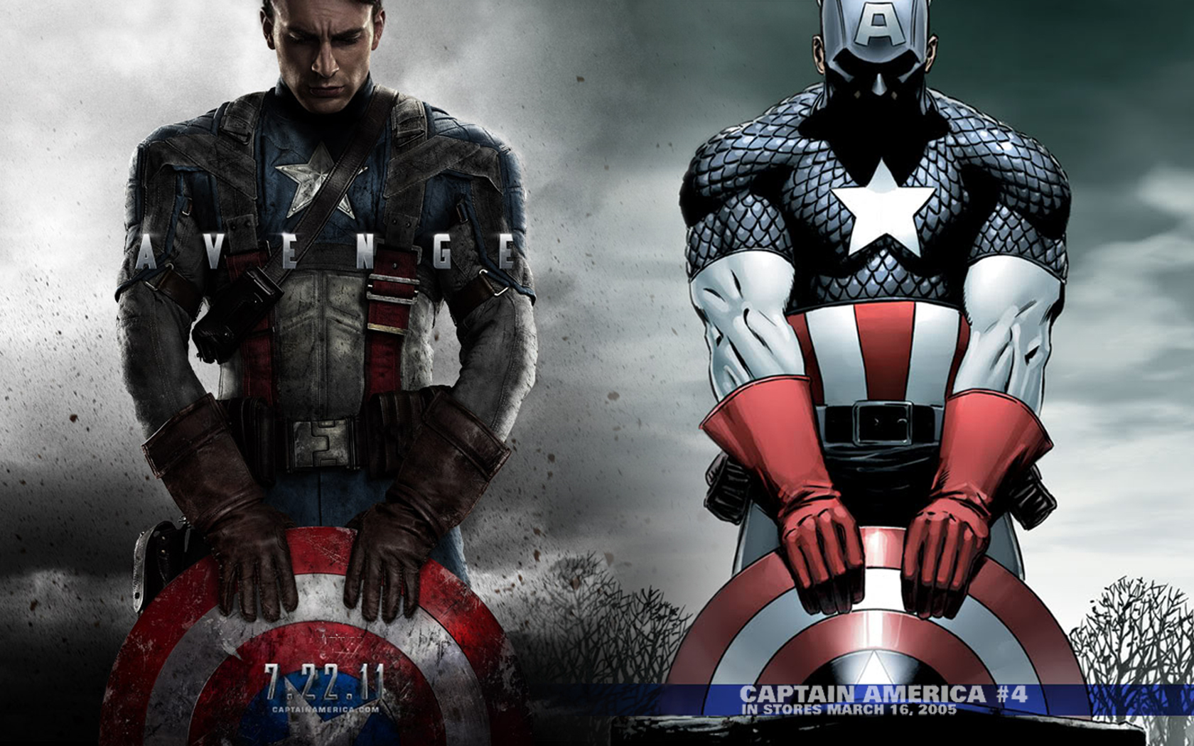 Captain America Movie Comic by Marvel coriaedu 1680x1050