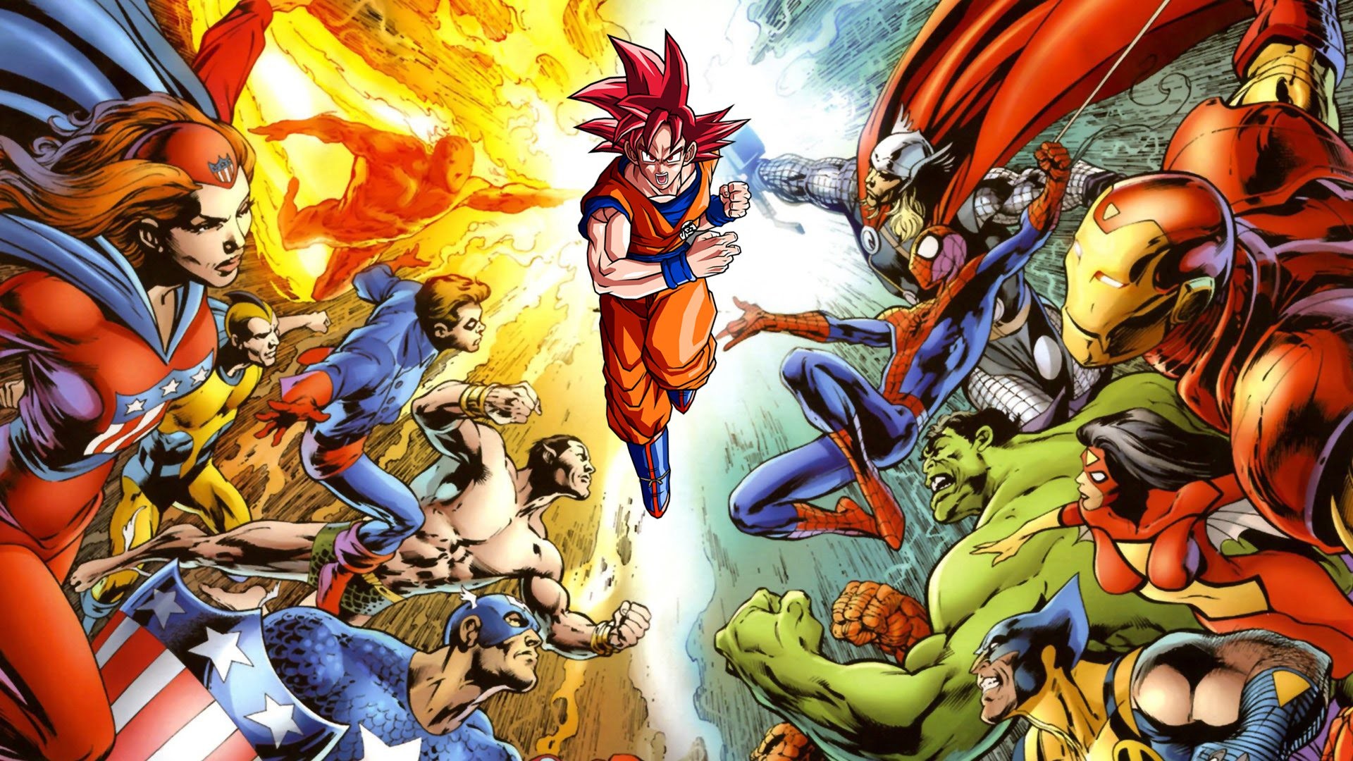 Dc Vs Marvel Wallpaper
