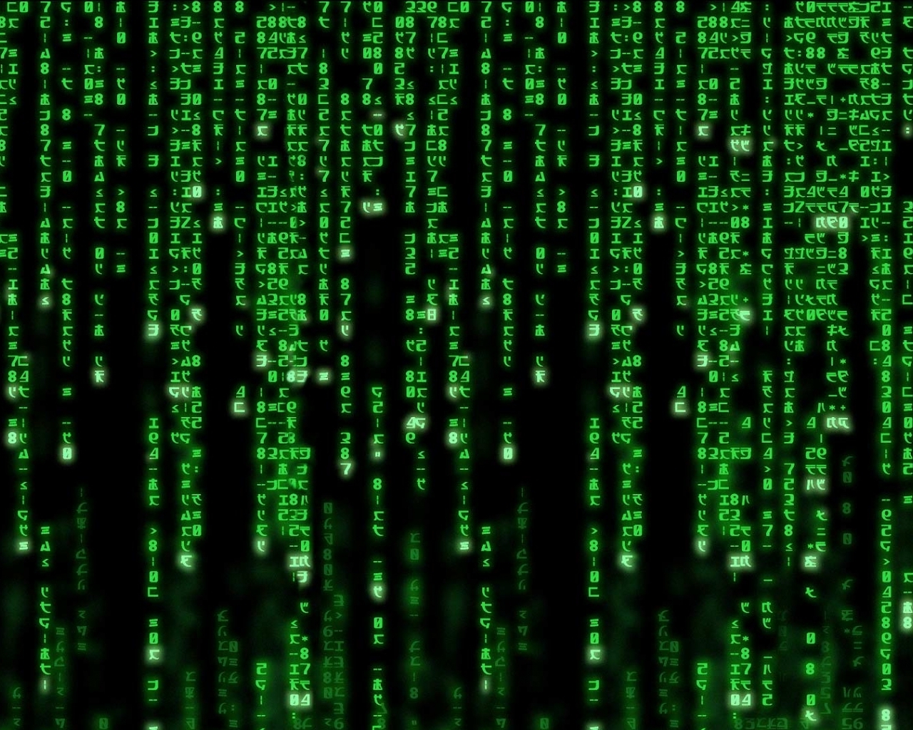 Matrix Wallpaper In 3d Abstract With All