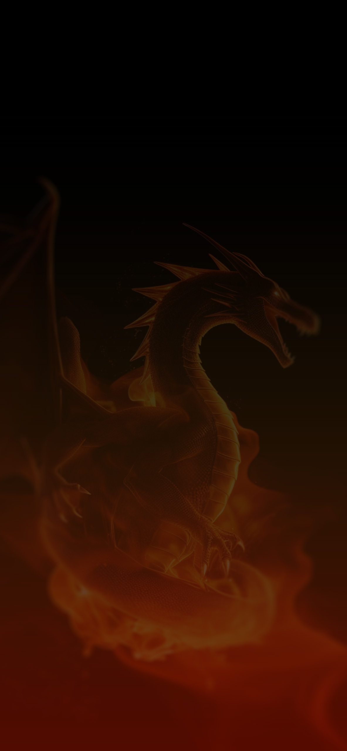 Fire Dragon Background Wallpaper