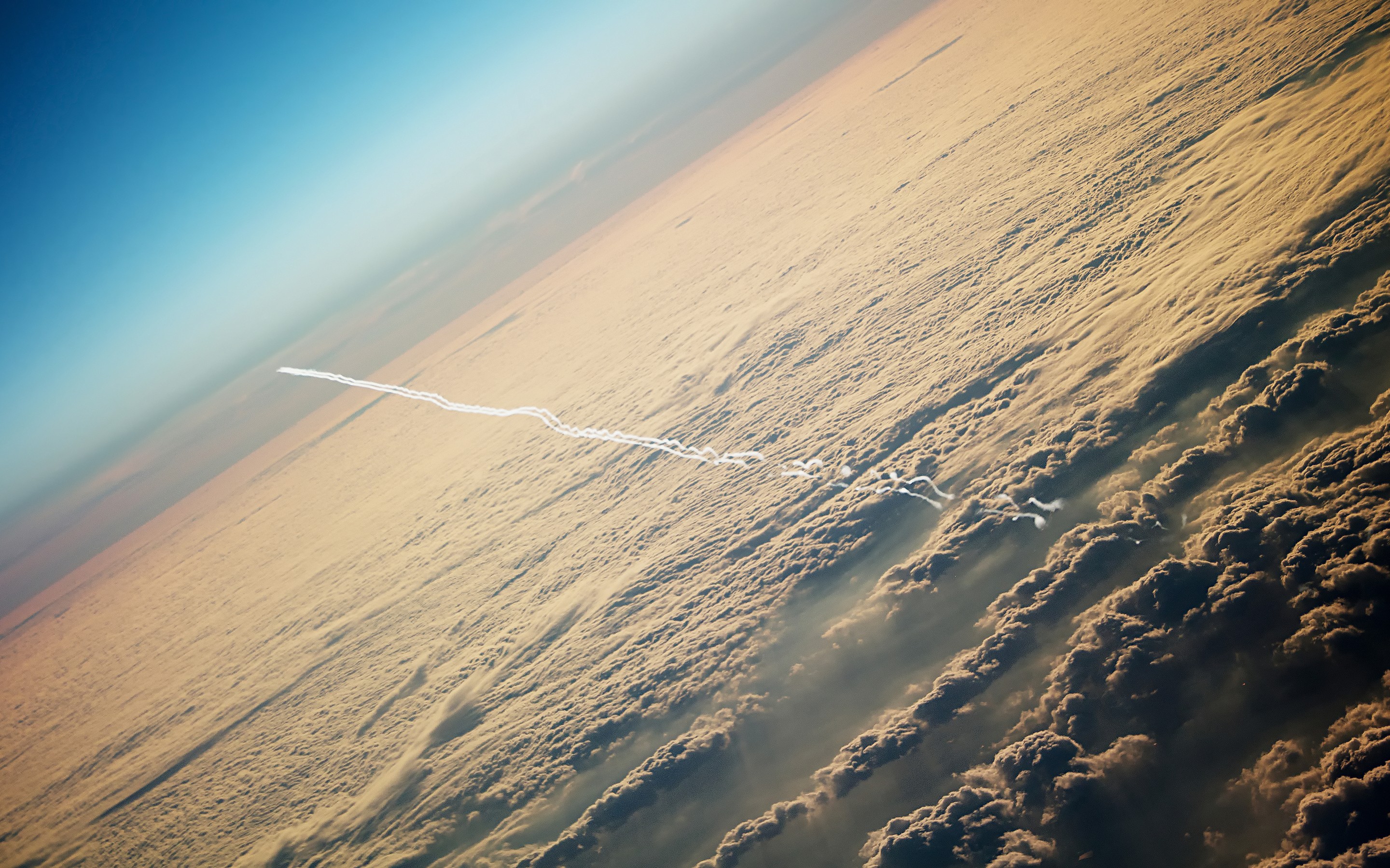 Clouds Aircraft Wallpaper