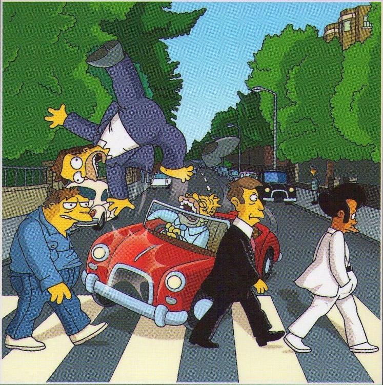 Imagenes De The Simpsons Abbey Road Car Tuning