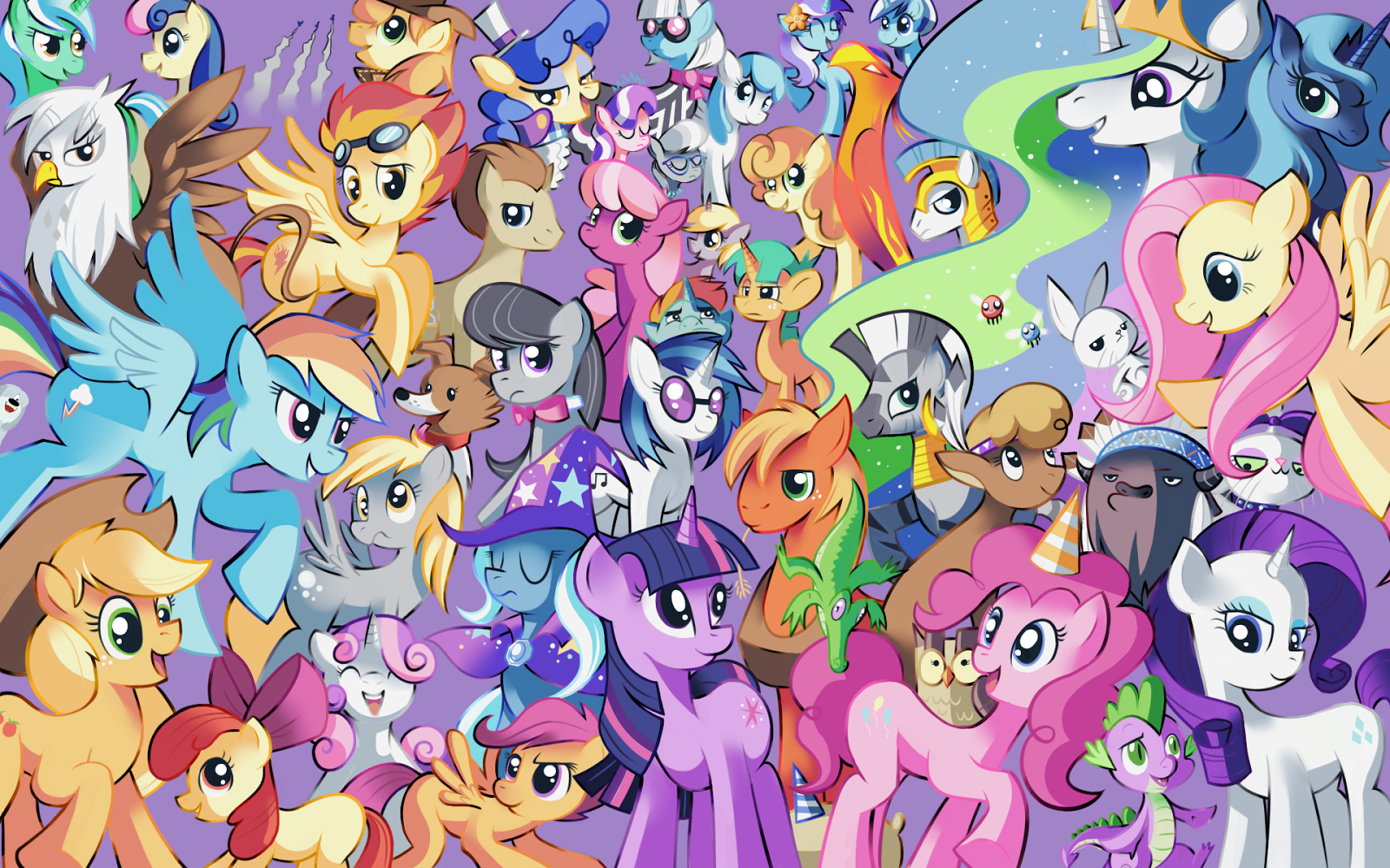 My Little Pony Divertido Wallpaper De