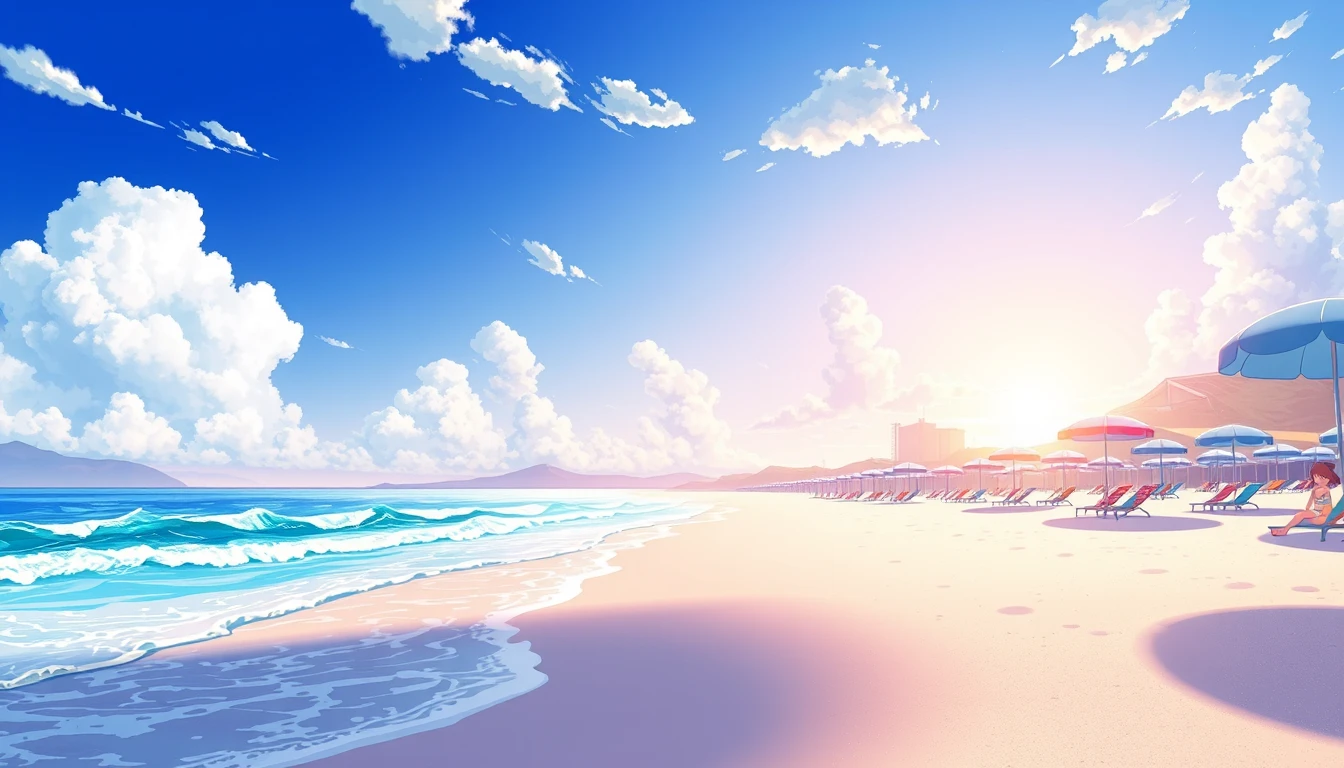 Anime Beach Wallpaper