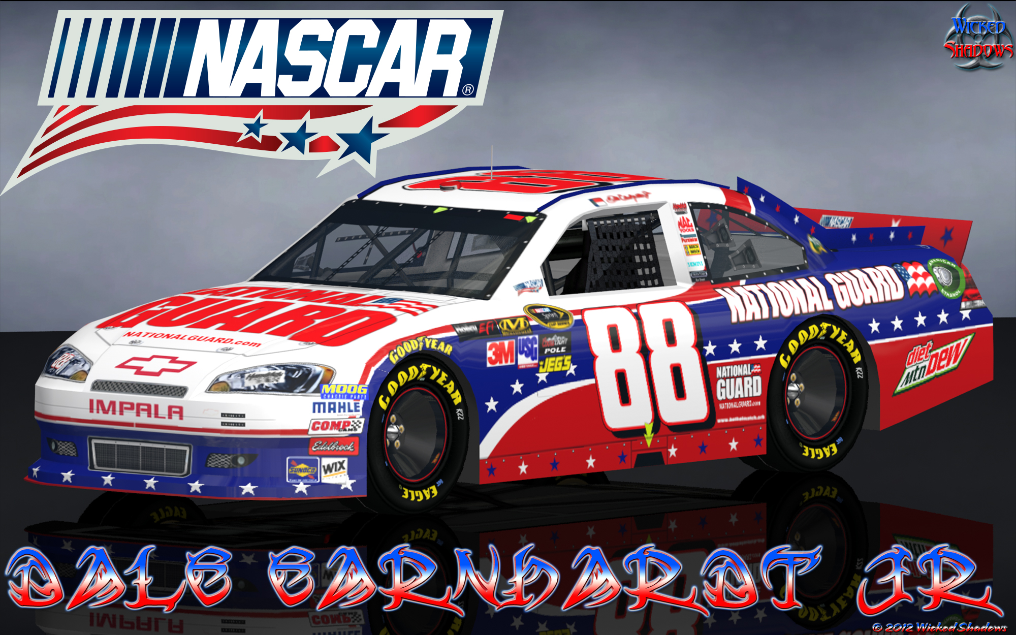 Jr Nascar Unites National Guard Wallpaper Is A Tribute To Our Troops
