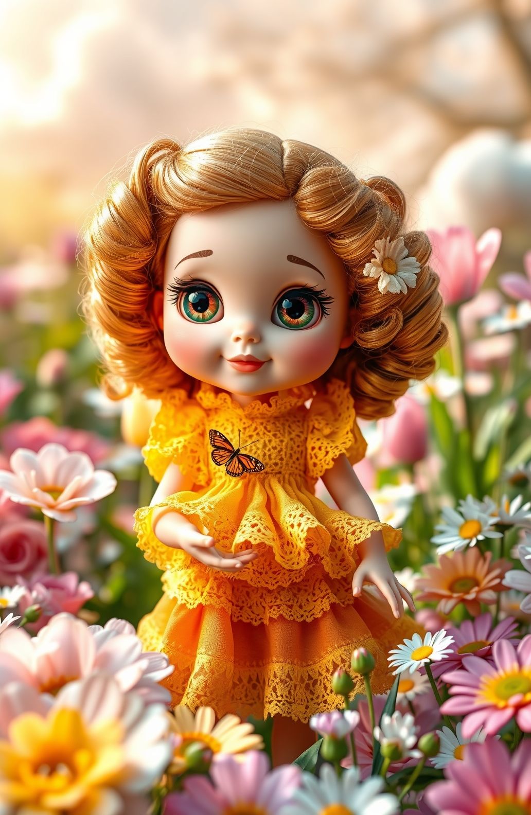 Very Cute Doll Wallpaper