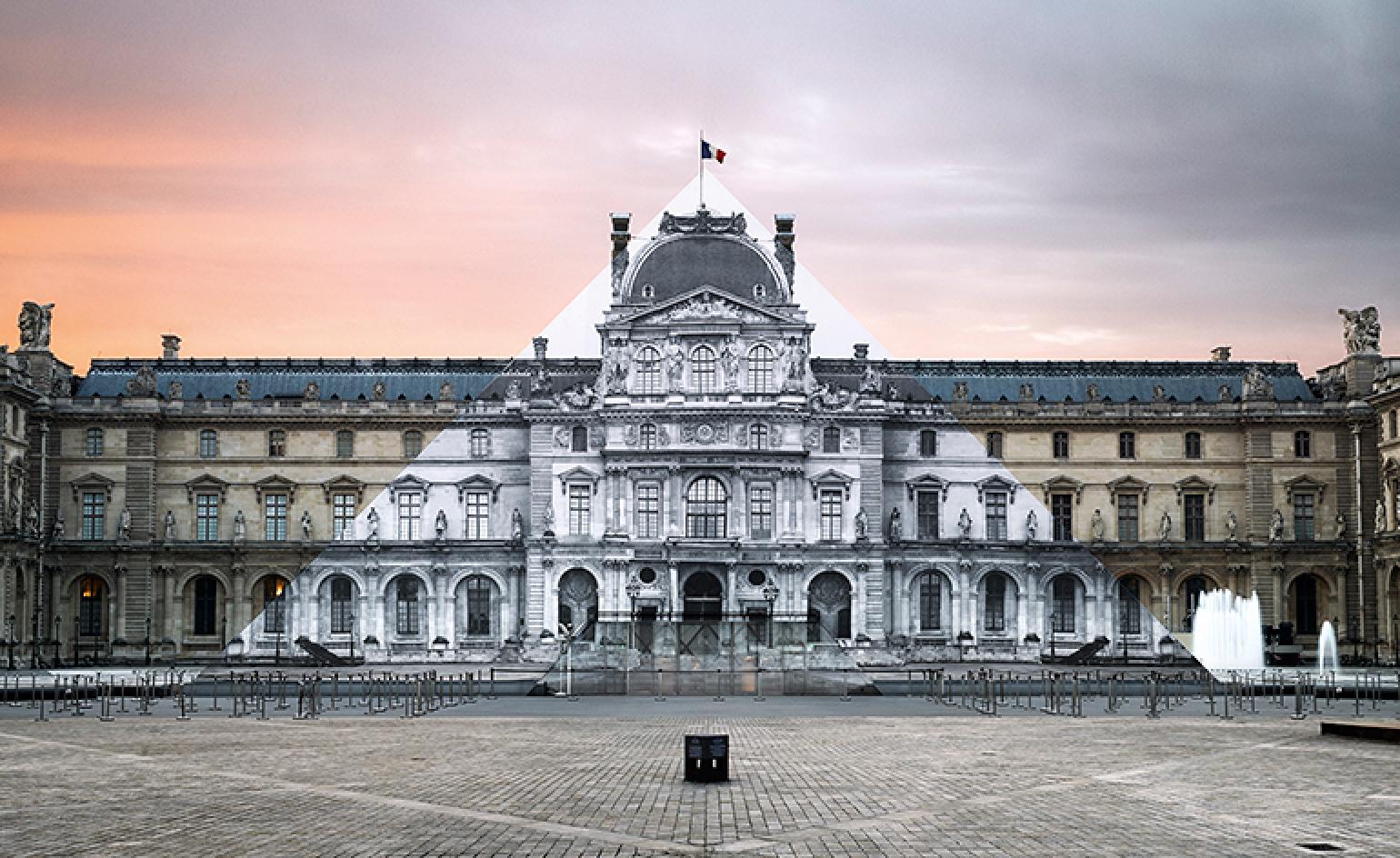 French Artist Jr S Public Art Installation At Louvre Wallpaper