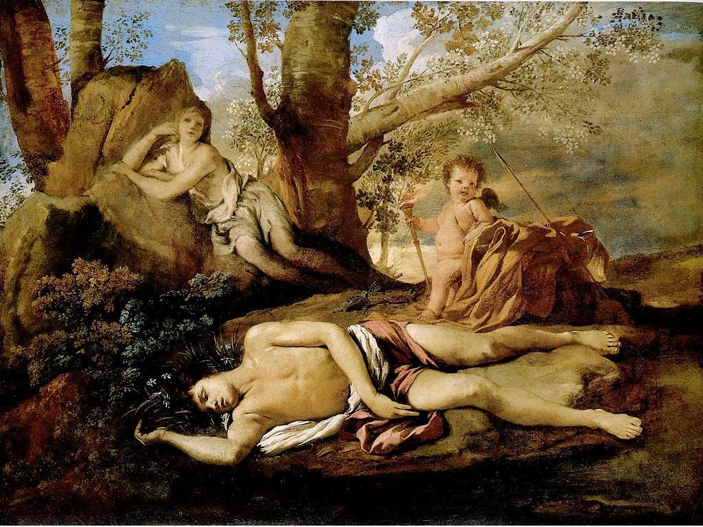 Echo And Narcissus Greek Mythology Wallpaper