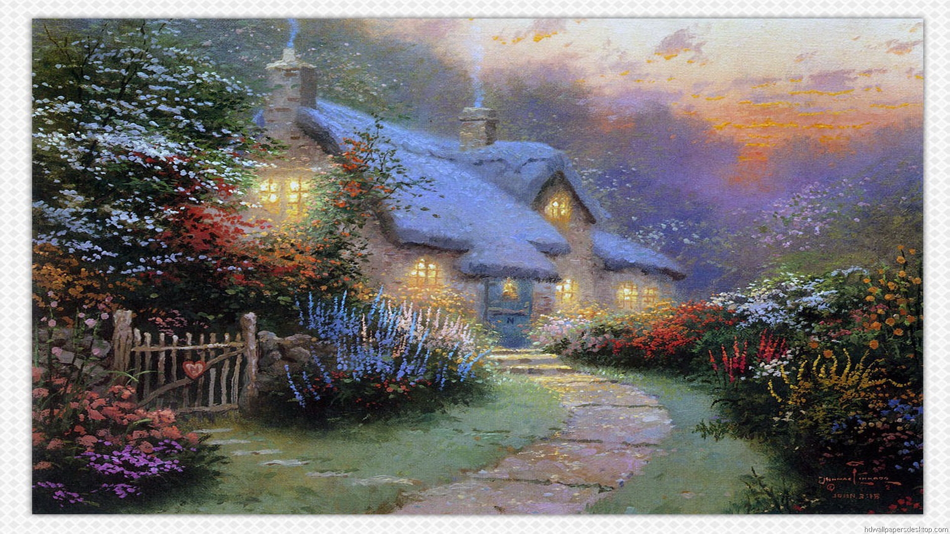 Free Thomas Kinkade Wallpapers For Desktop - WallpaperSafari