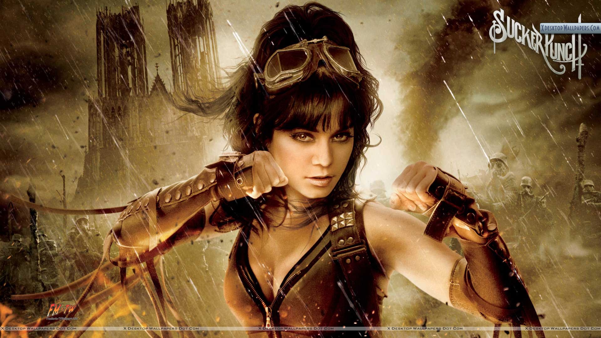Vanessa Hudgens Blondie In Sucker Punch Wallpaper