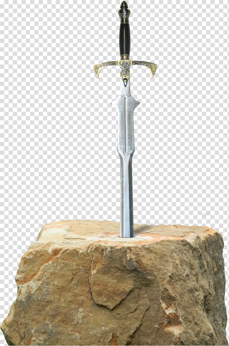 King Arthur Excalibur Sword Uther Pendragon Transparent