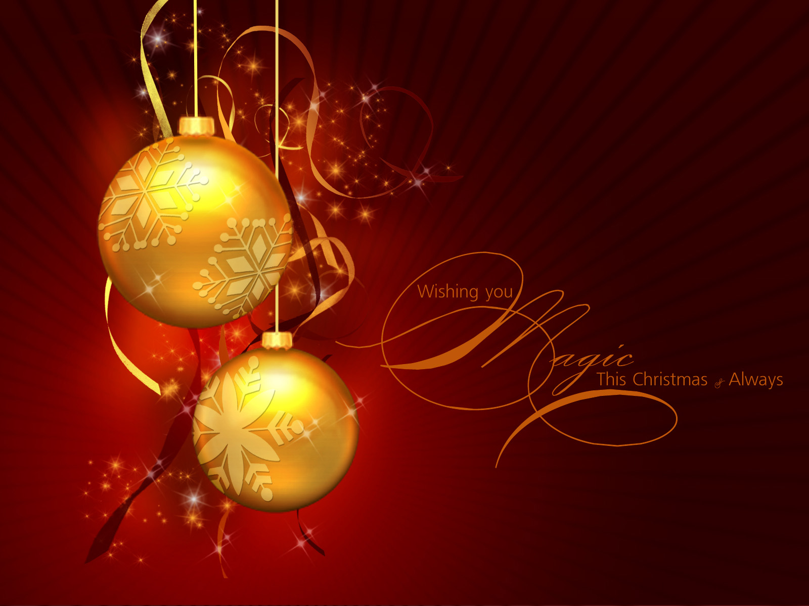 Vector Decorations Christmas Background Bulbs Wallpaper