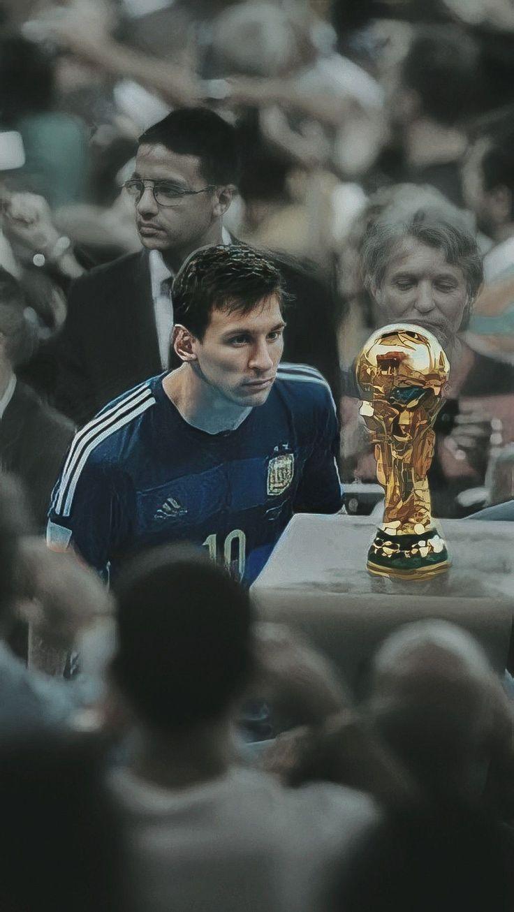 Lionel Messi Trophy Kiss FIFA World Cup 2022 4K Wallpaper iPhone HD Phone  510i
