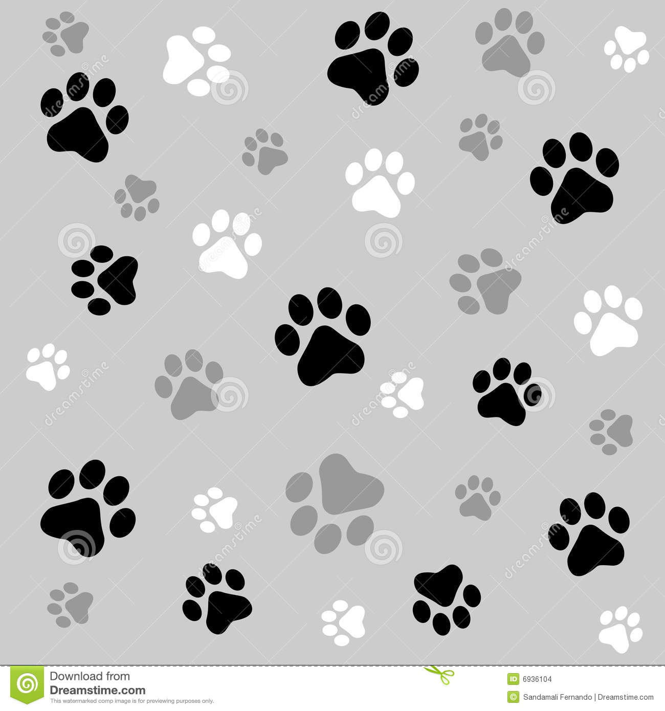 Cat Paw Print Wallpaper Prints Background