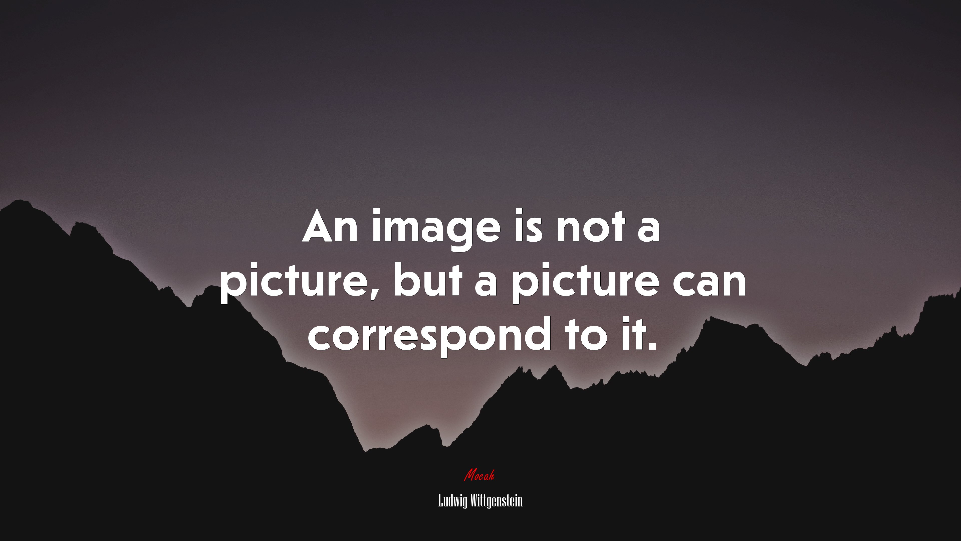 An Image Is Not A Picture But Can Correspond To