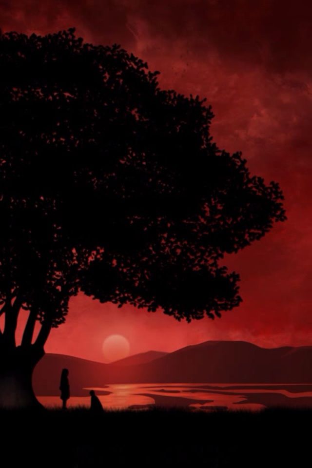 Red Background Hell Girl iPhone Ipod Wallpaper D Pintere