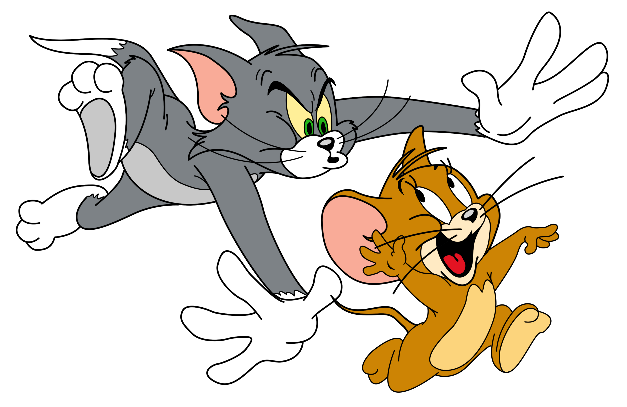 Tom And Jerry Background All White