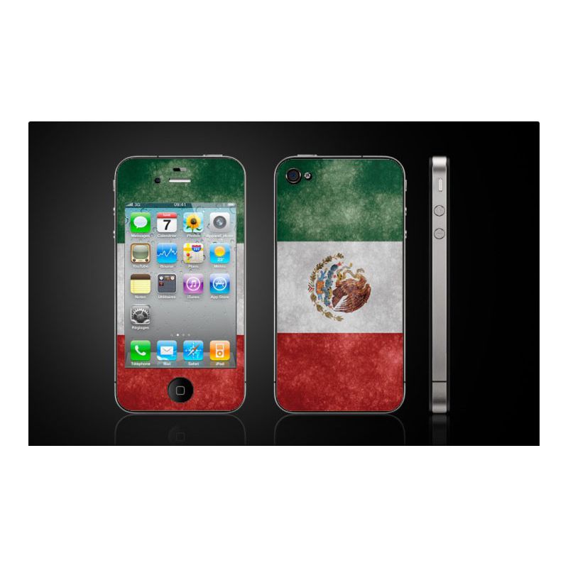 Sticker iPhone Mexico Phone Stickers Mexican Flag Colors