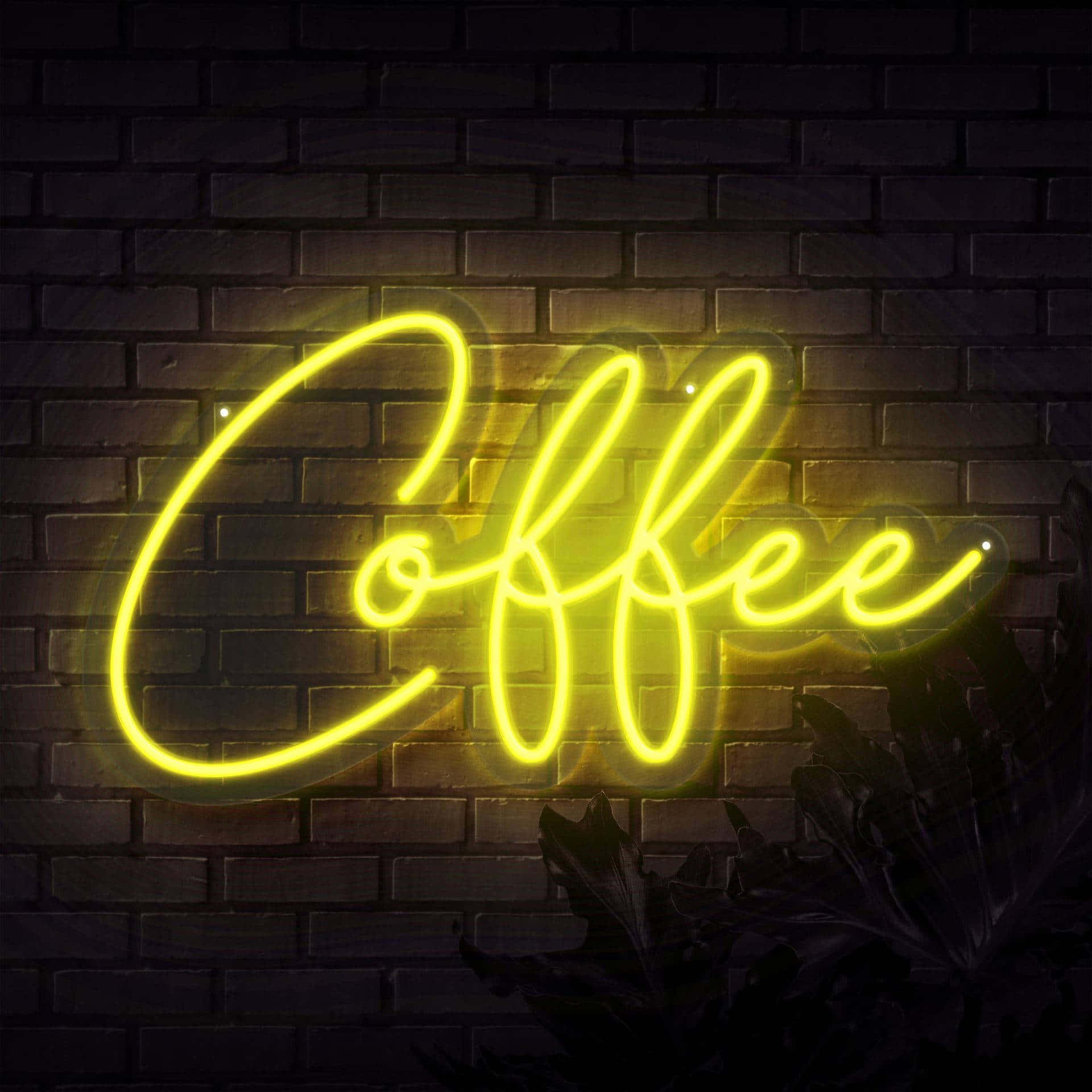 Yellow Neon Light Wallpaper