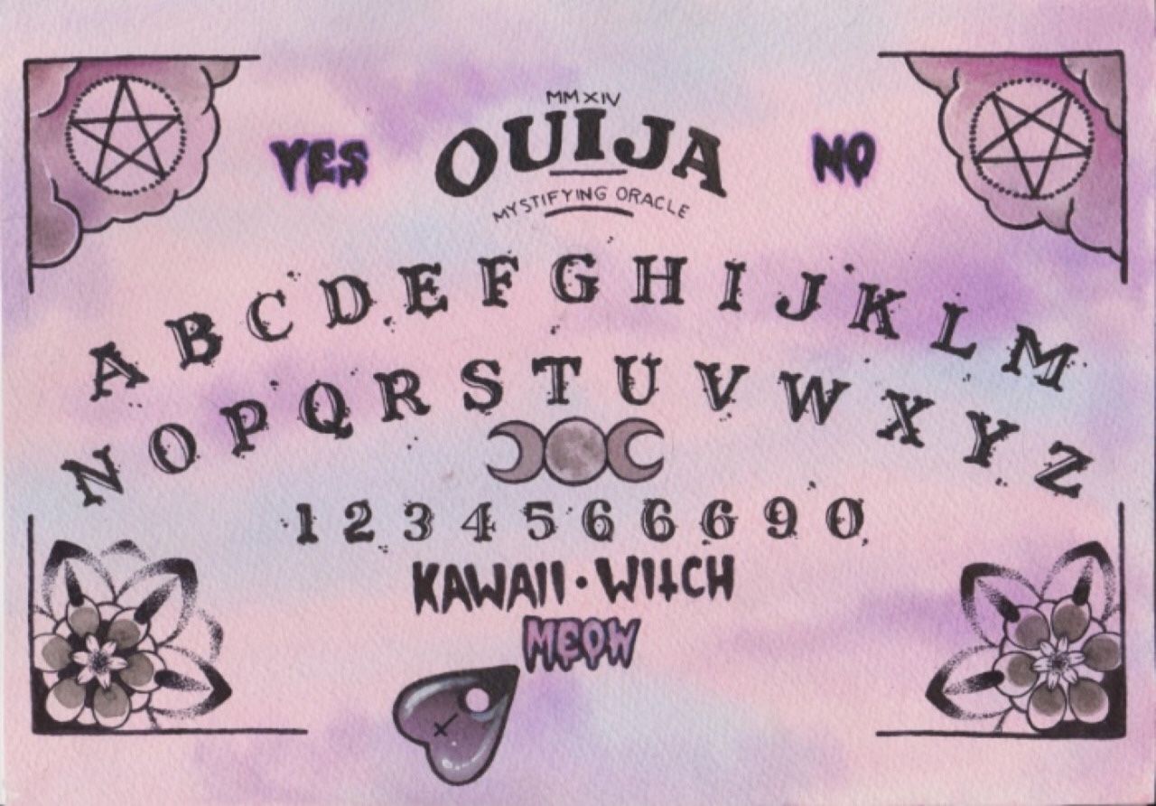 Ouija Pastel Goth Wallpaper Teahub Io