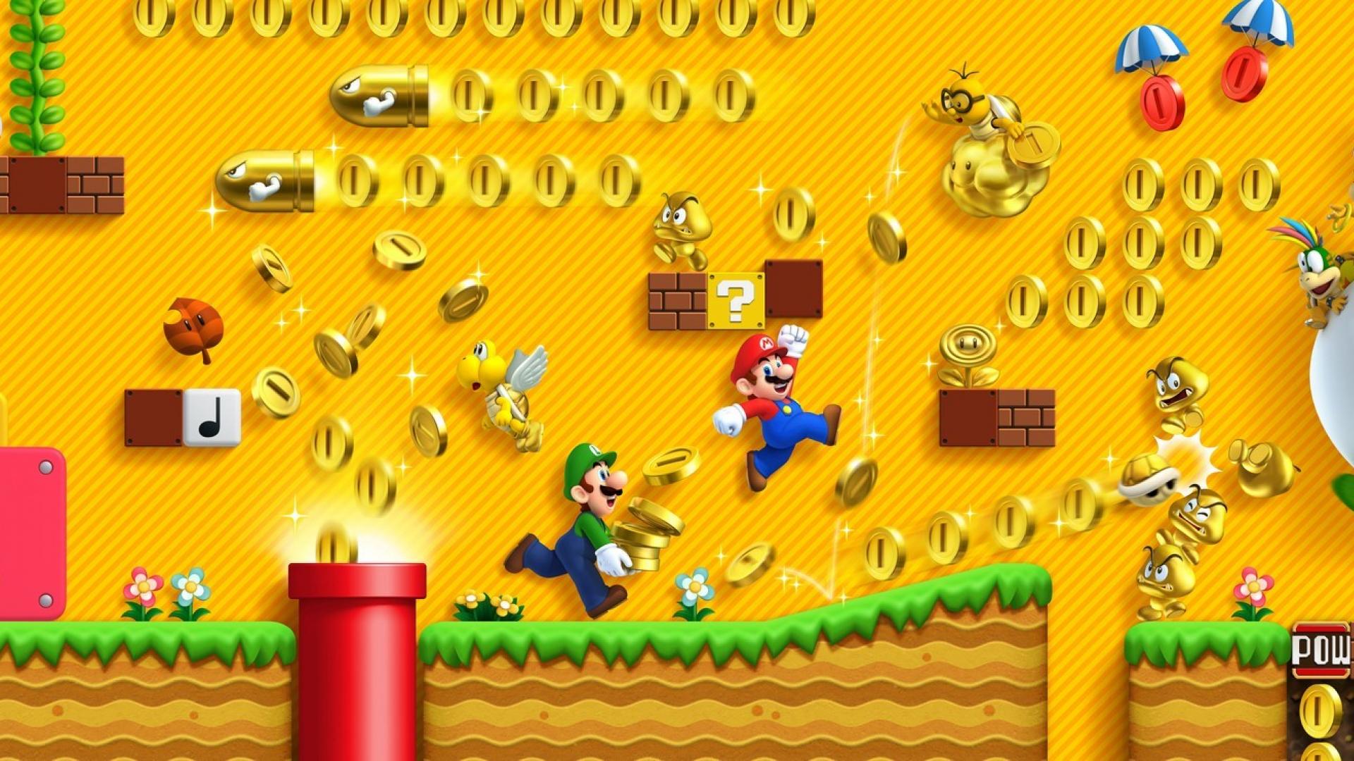 Games Mario 3ds New Super Bros Wallpaper