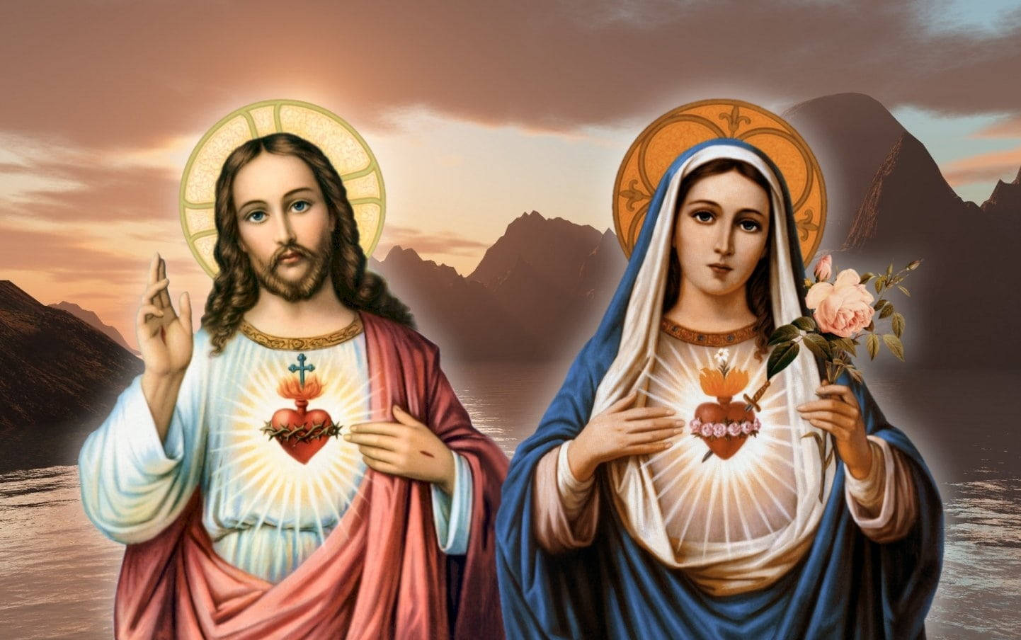 Mary And Jesus Wallpaper