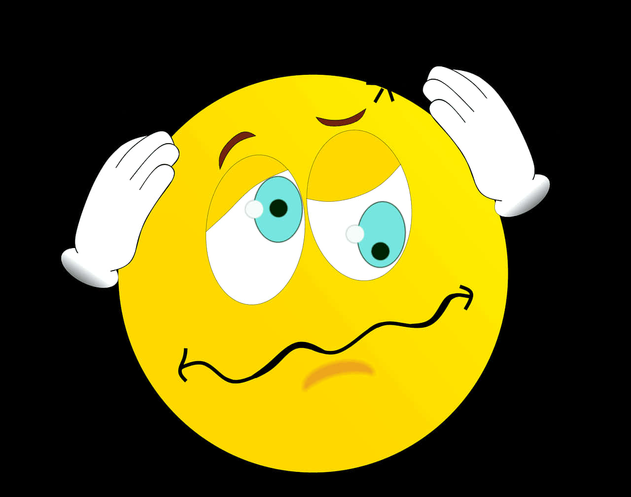 Giddy Cartoon Face Wallpaper