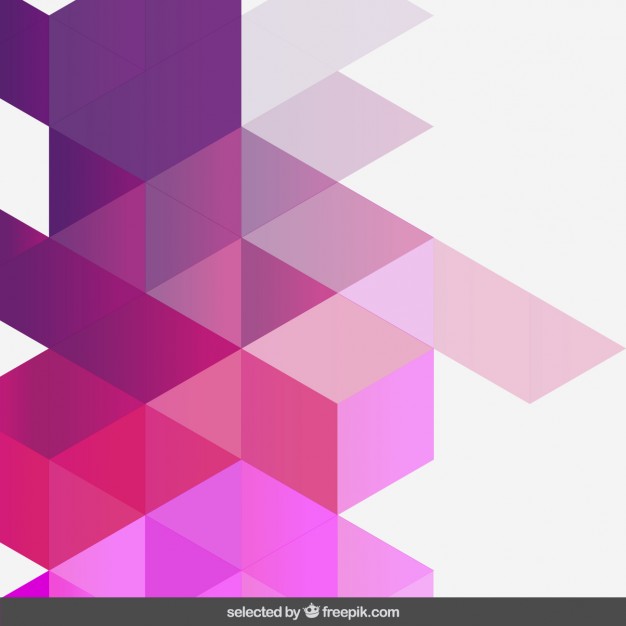 Gradient Pink Geometric Background Vector