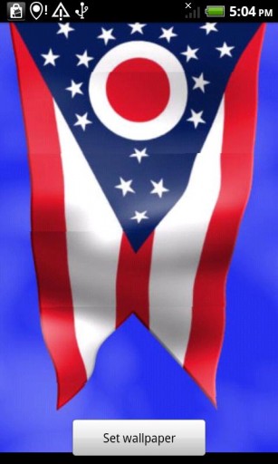 Ohio State Flag Live Wallpaper Screenshot