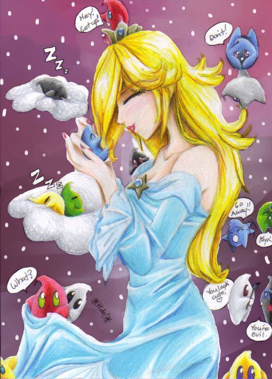 Princess Rosalina Super Mario Galaxy Games Wallpaper