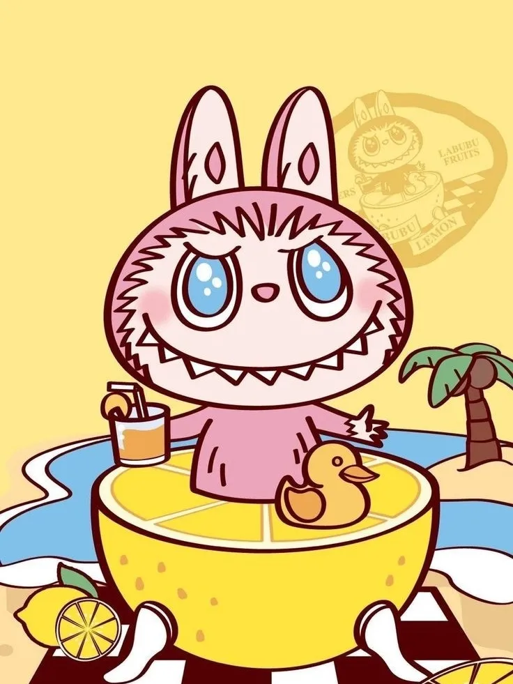 Labubu Mobile Wallpaper Super Eyebrow