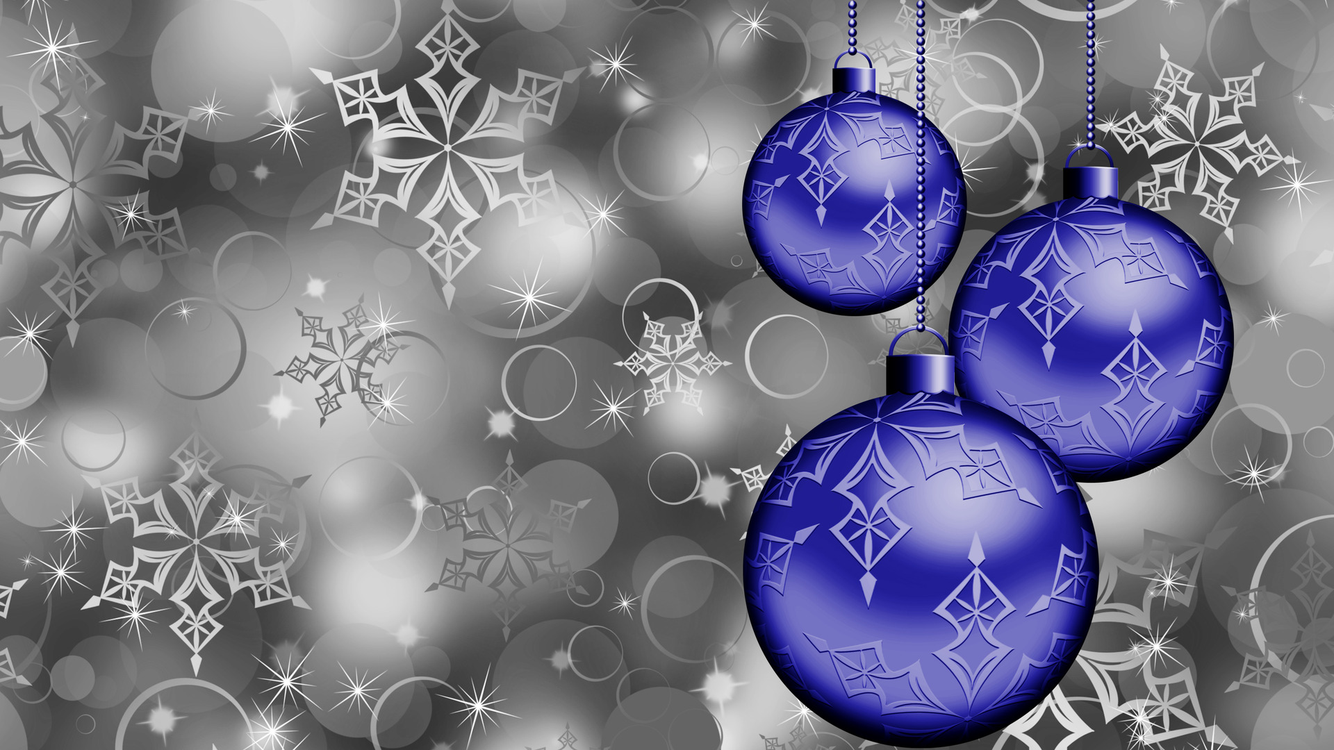 Download Christmas ornaments wallpaper