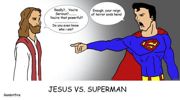 Jesus vs Superman by Gambitfire45 on